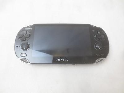 中古品 ゲーム PS Vita 本体 PCH-1100 ブラック 動作品 メモリー