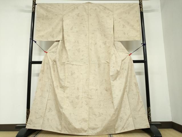 平和屋着物 本場大島紬 唐草文 正絹 DAAW5690ud