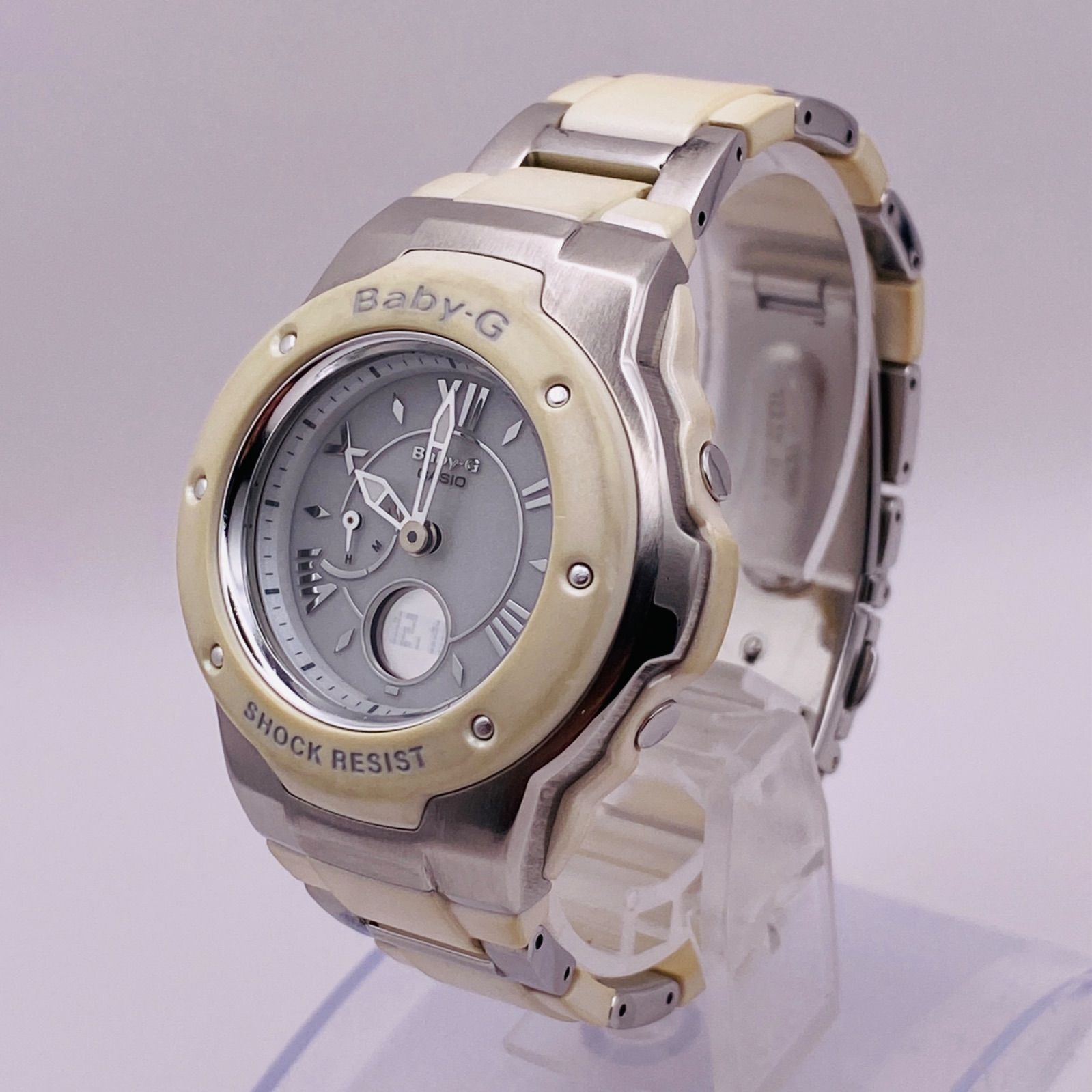 T291）良品 稼動品 CASIO カシオ 電波ソーラー Baby-G G-ms MSG-3200C 