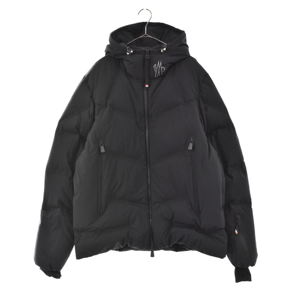 MONCLER GRENOBLE (モンクレールグルノーブル) GRENOBLE ARCESAZ GIUBBOTTO グルノーブル ナイロン フード  ダウンジャケット ブラック G20971A00004 - メルカリ