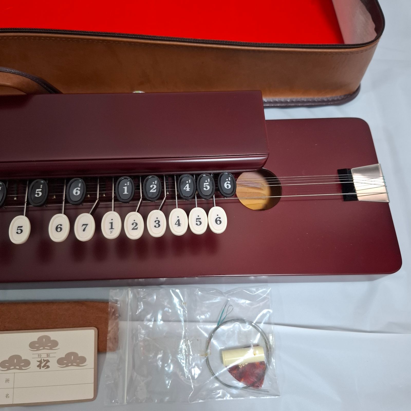美品 大正琴 スズキ 特松 SUZUKI 特製 松 付属品多数