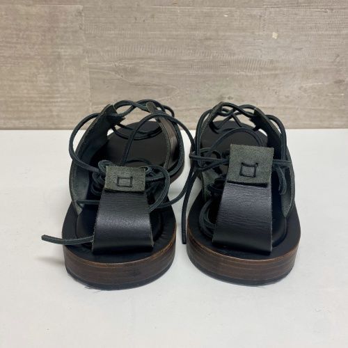 SUNSEA サンシー Cut Off Lace-up Shoes Black SUNSEA サンシー 15SS Cut Off Lace-up Shoes Black レース