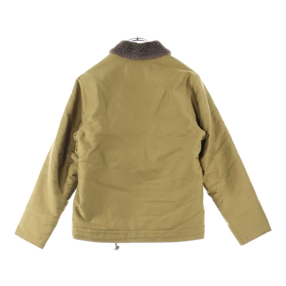 TROPHY CLOTHING トロフィークロージング 裏地ボア ジップアップ デッキジャケット ブラウン