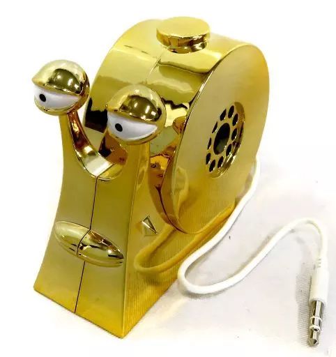中古】スピーカー 電伝虫 ゴールデンVer. 卓上スピーカー