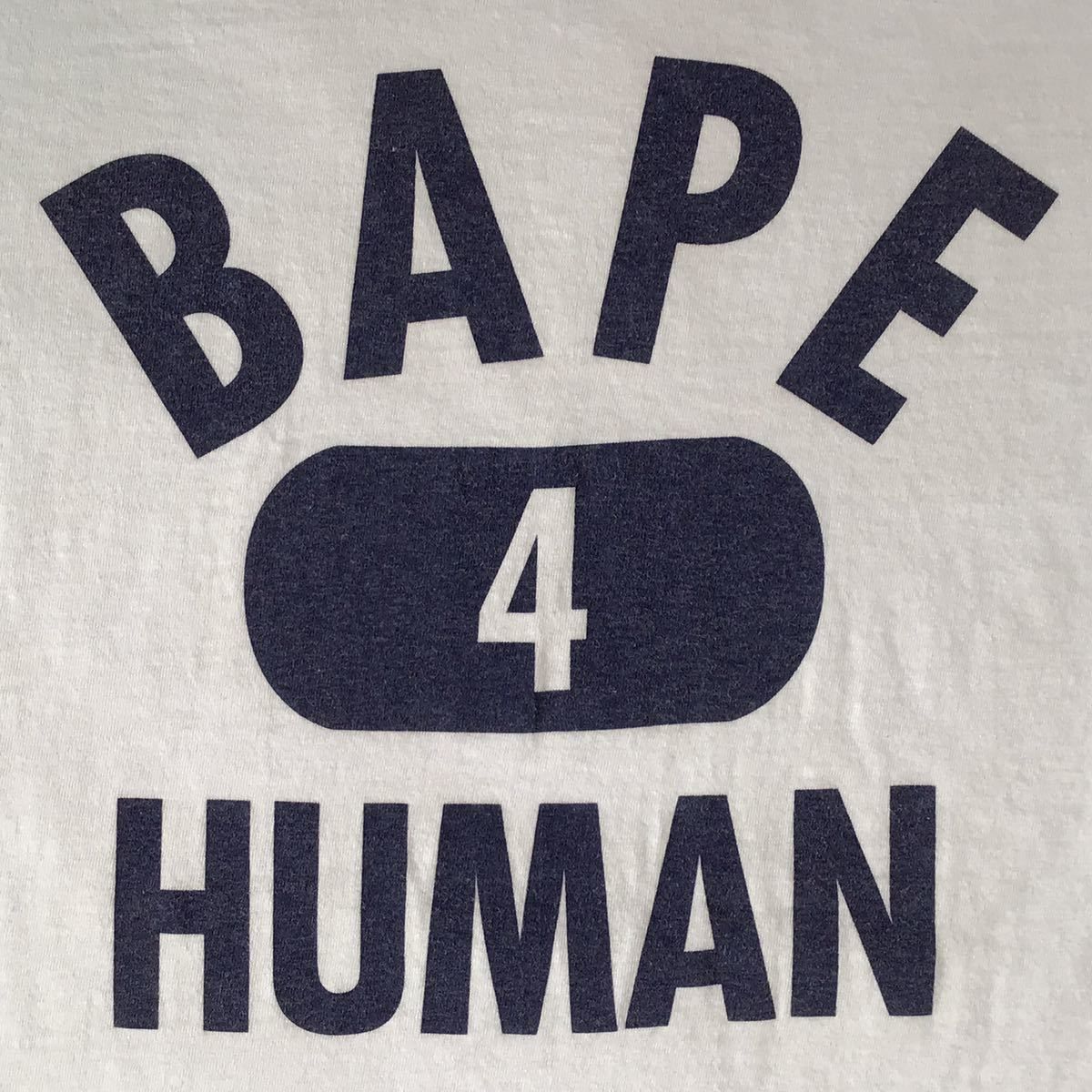 ☆激レア☆ 初期 oneita BAPE 4 HUMAN Tシャツ Mサイズ a bathing ape  