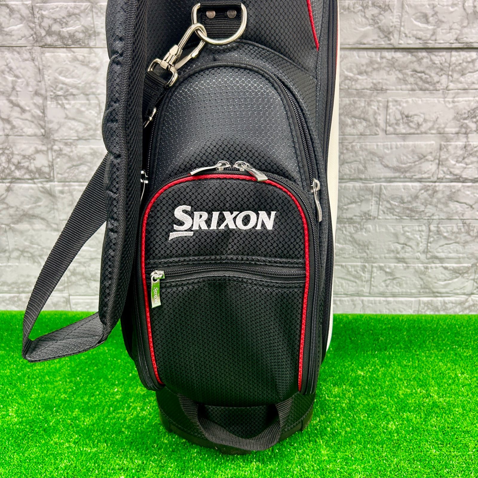 良品】SRIXON スリクソン キャディバッグ GGC-S128G 9型 2.9kg ブラック/ホワイト/レッドダンロップ - メルカリ