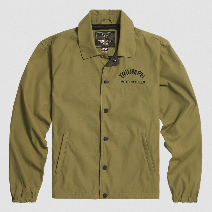 TRIUMPH トライアンフ Carter Coach Jacket カーキ Mサイズ 日本L相当