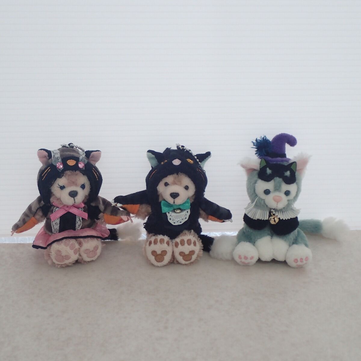 ダッフィー ぬいぐるみバッジ 黒猫 ダッフィー黒猫 復刻レア