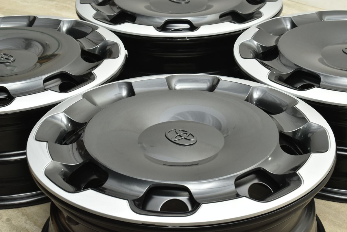 新車外し トヨタ 10系 シエンタ Z 純正 15in 5.5J 40 PCD100 4本セット プリウス カローラツーリング スポーツ 流用 スタッドレス用に