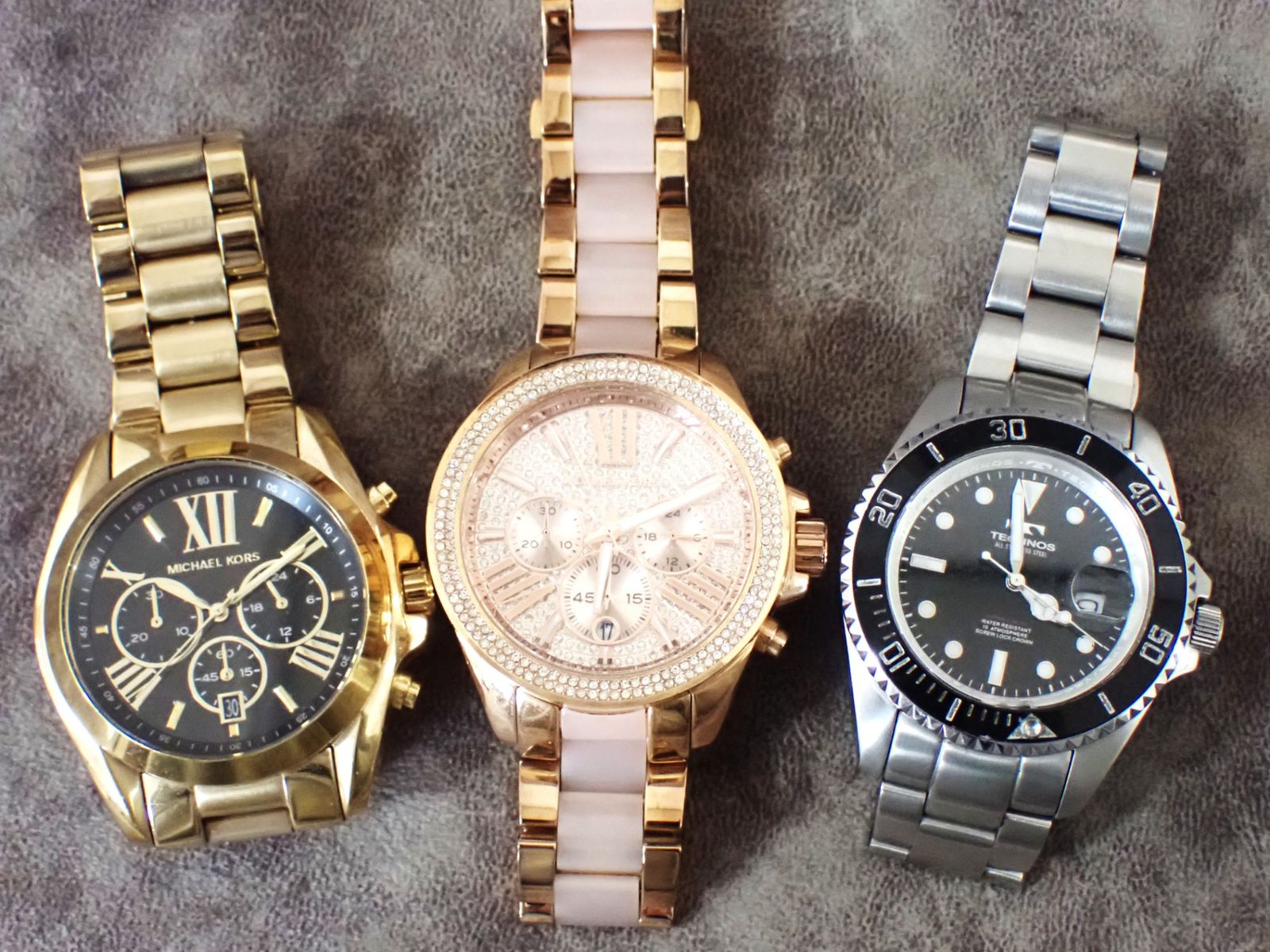 ジャンク品 MICHAEL KORS マイケルコース テクノス 合計3本 腕時計 不動