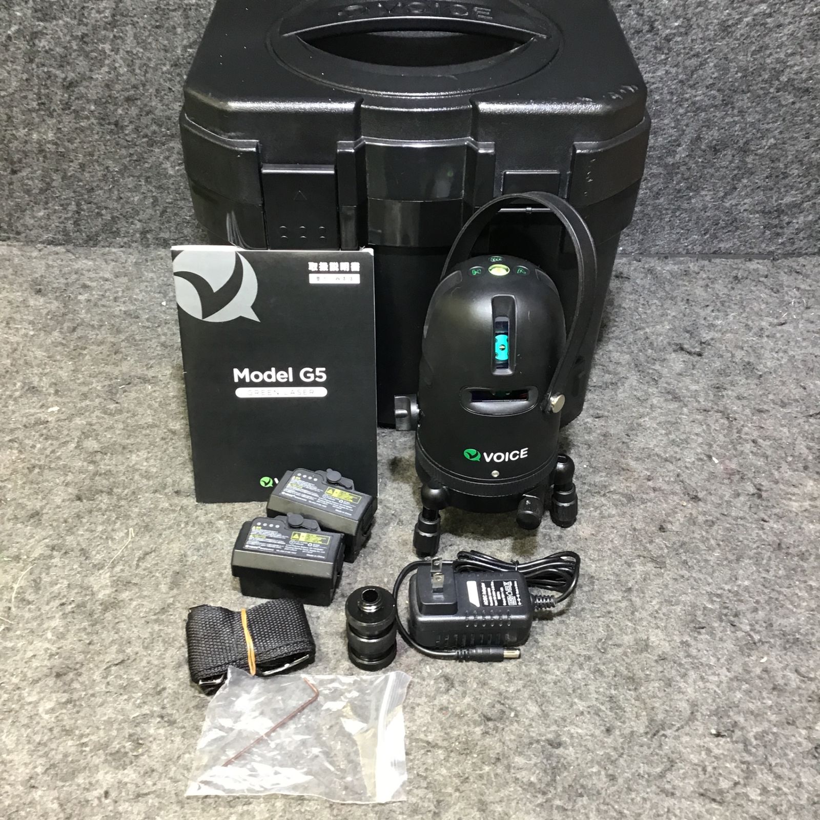 中古・本体のみ】 VOICE レーザー墨出し器 5ライン(矩十字・横