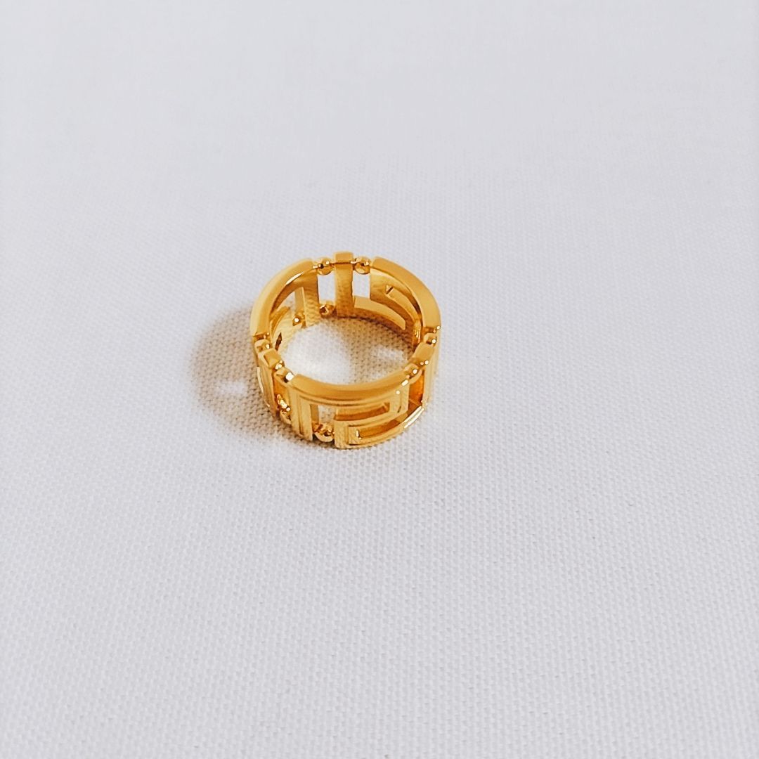新品未使用】VERSACE グレカ リング 指輪 ヴェルサーチェ 