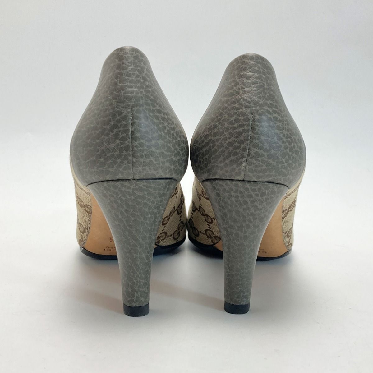 GUCCI グッチ GGキャンバス ホースビット パンプス 36½（23.5相当