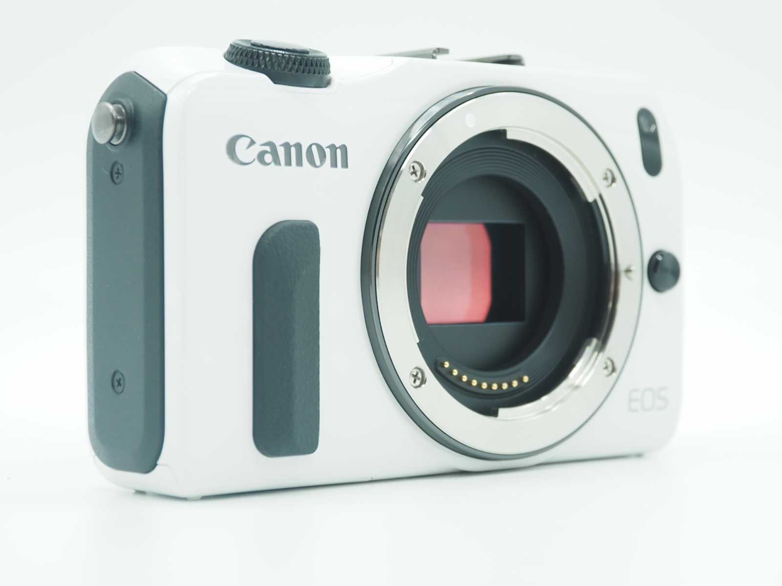  キャノン Canon EOS M Digital SLR Camera White 18-55 mm Lens 元箱 Z 5559 A ミラーレス一眼 デジタルカメラ