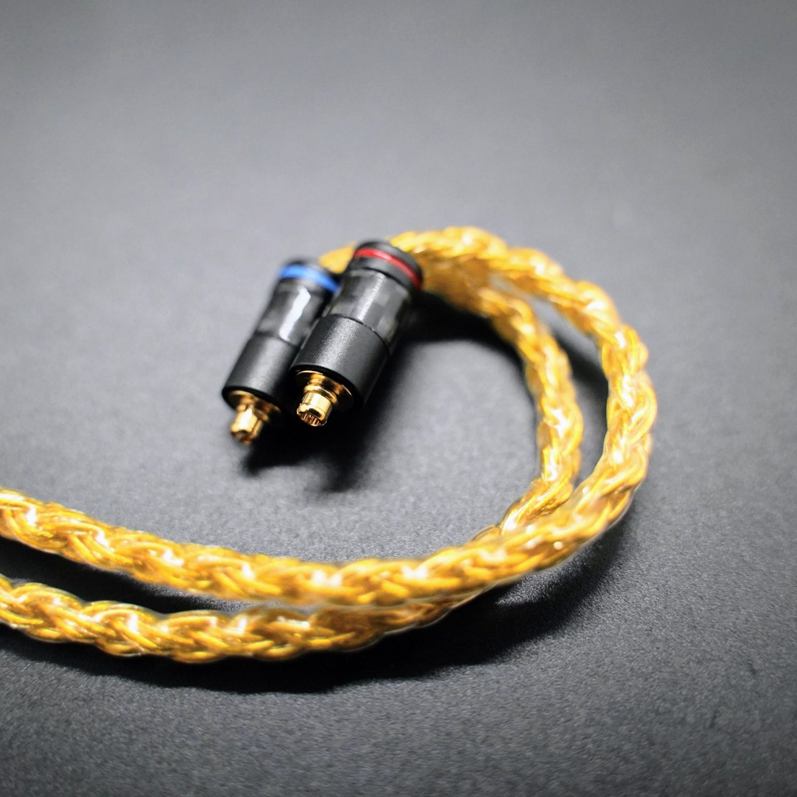 数量限定-超高評価!最高仕様16芯 金メッキケーブル 購入 膨張式mmcx