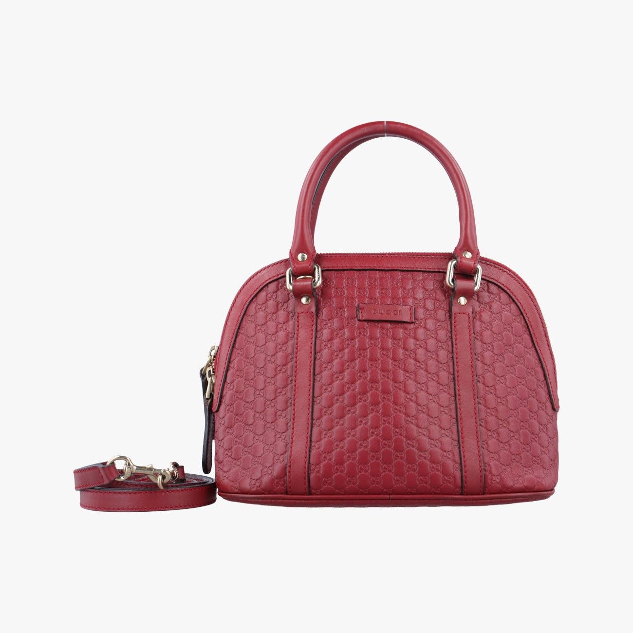グッチGucciマイクログッチシマレッドレザー449654F022015637