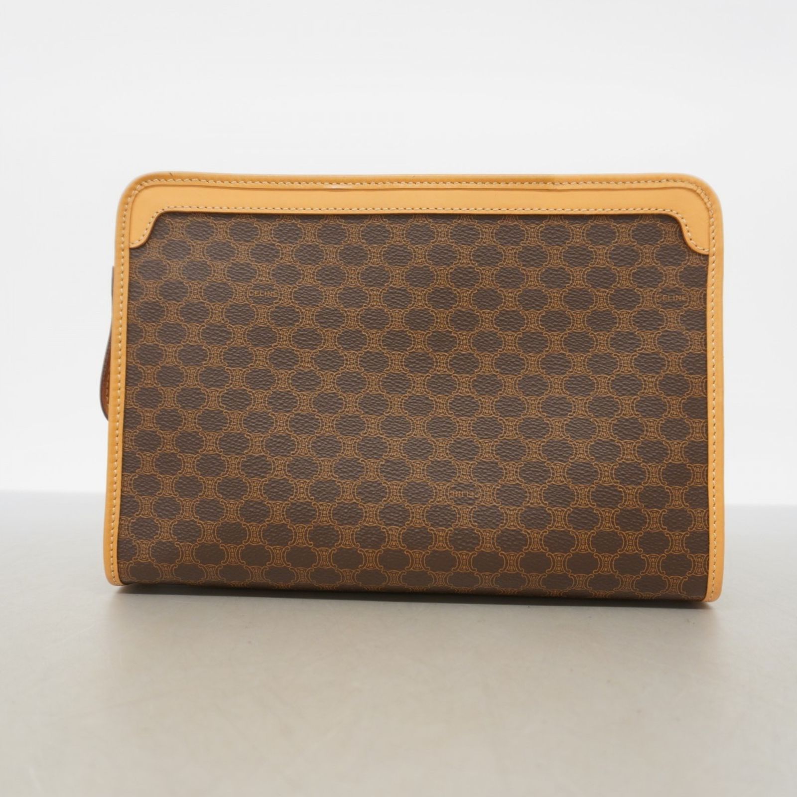 セリーヌ(Celine) セリーヌ クラッチバッグ マカダム ブラウン