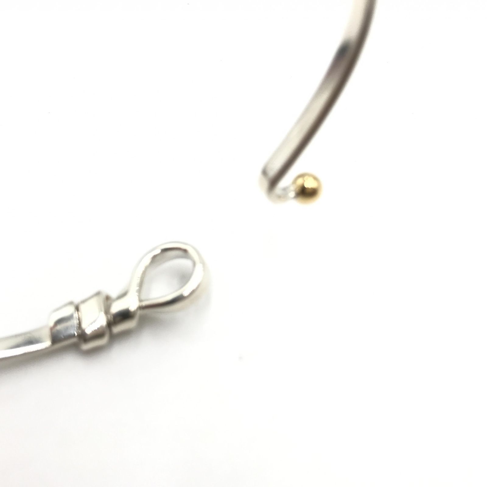 美品　ティファニー ブレスレット フック&アイ シルバー925×750  K18 Tiffany&Co. ティファニー ブレスレット フック&アイ シルバー