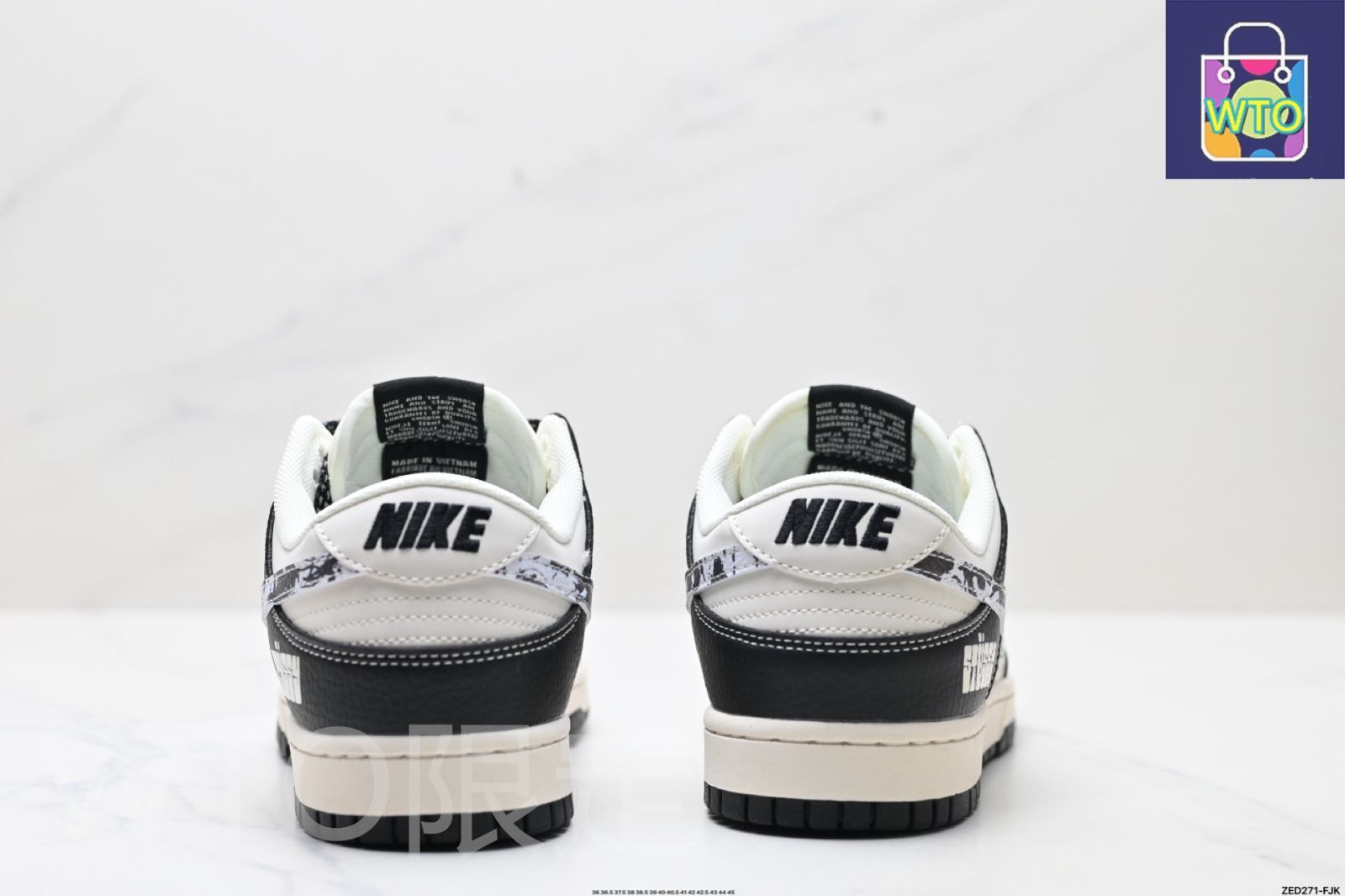 Nike Dunk Low Retro ‘DIY ハイエンドカスタマイズ’ ナイキ ローカットレジャースポーツスケートシューズ-WTO輸入2 KIN-KAAI_COM