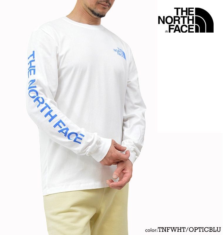 海外限定 THE NORTH FACE L/SヒットグラフィックロングTシャツ