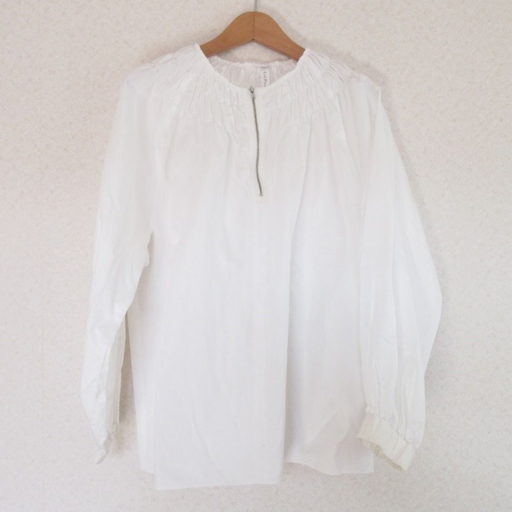 良品 Col Pierrot コルピエロ ロングスリーブ ギャザー フロントジップ 
