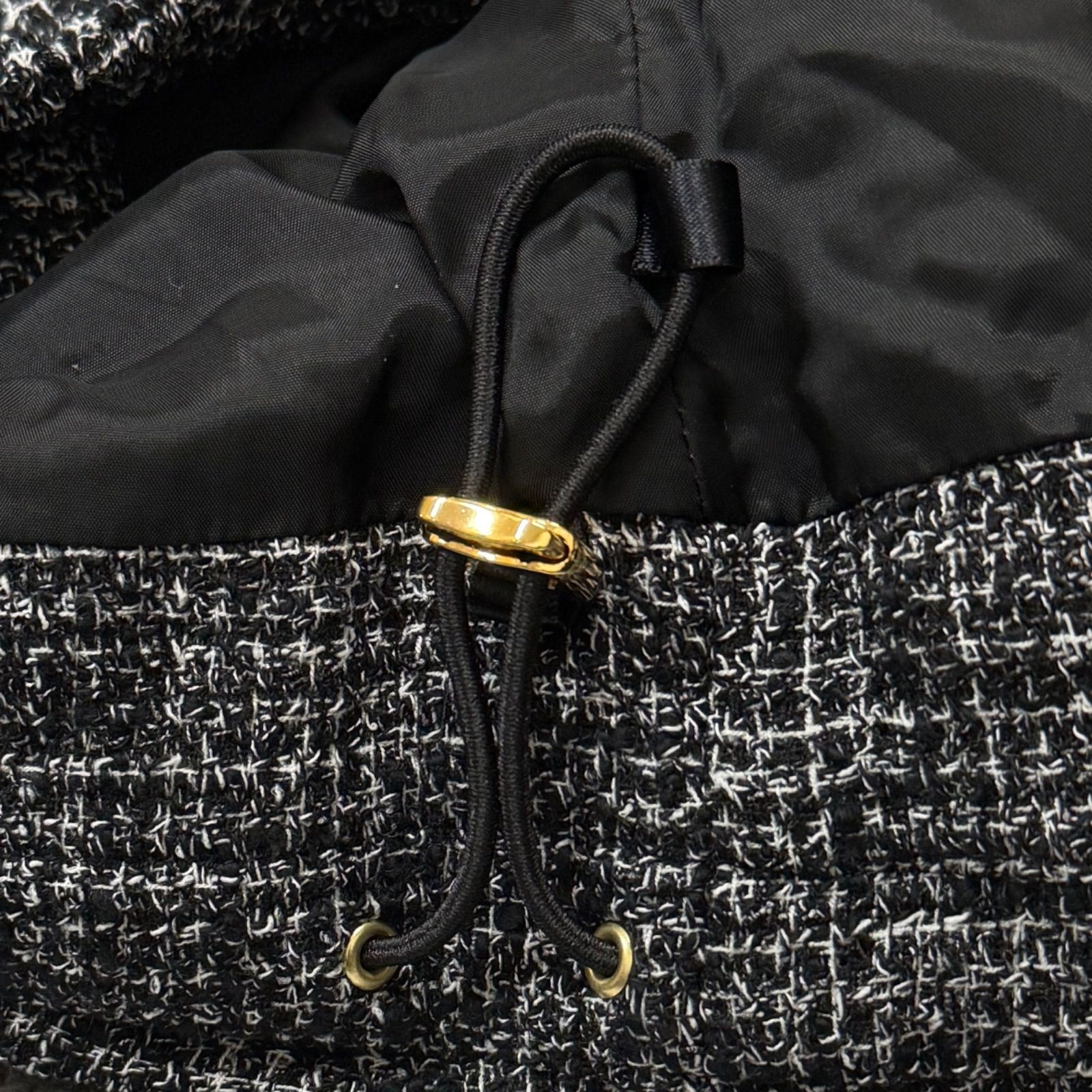 参考上代126500円 未使用品 CULLNI 24AW Butcher Tweed Removable 