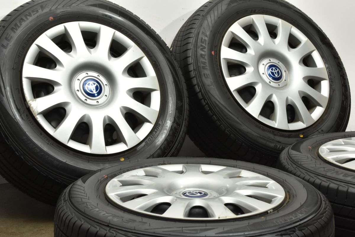 交換用に トヨタ アリオン 純正 14in 6J 45 PCD100 ダンロップ ルマンV 185 70R14 プレミオ 流用 ノーマル戻し