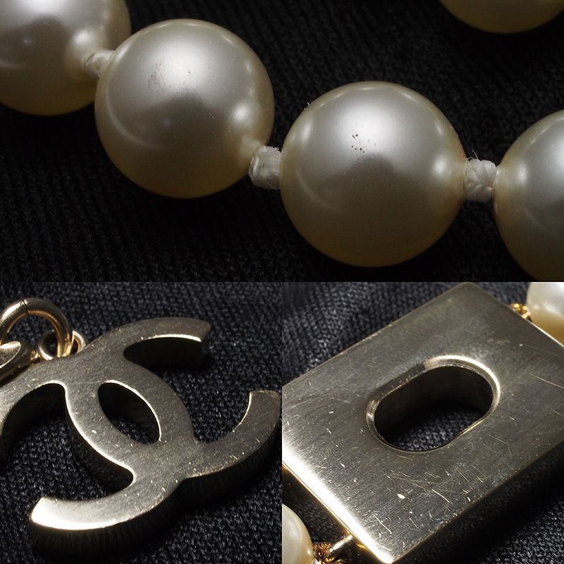 シャネル CHANEL フェイクパール 2連 ブレスレット B17B シャネル CHANEL フェイクパール 2連 ブレスレット B17B | 質