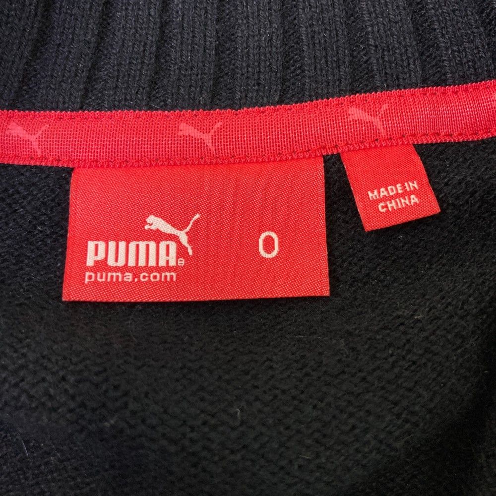 サイズ：XL PUMA GOLF プーマゴルフ  ニット切替 ジップジャケット  ネイビー系 [240101463867] ゴルフウェア メンズ ストスト サイズ：O PUMA GOLF プーマゴルフ 切替 ニット ジップ