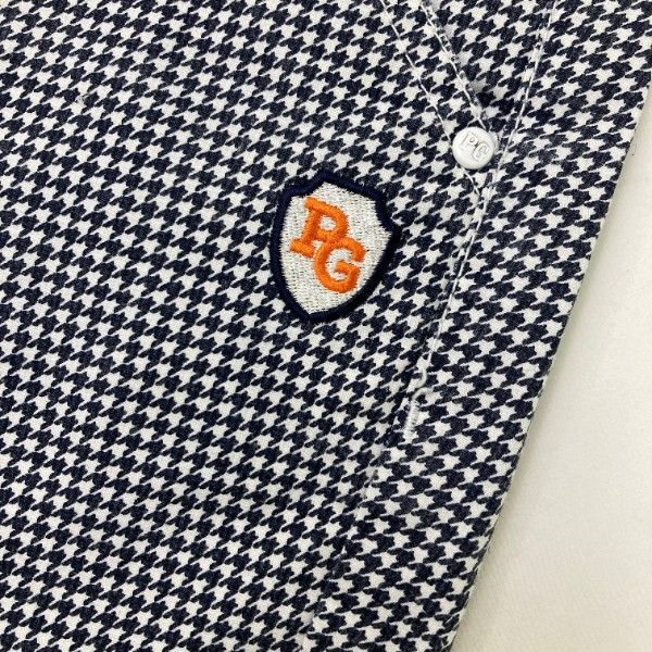 PEARLY GATES パーリーゲイツ ストレッチパンツ 千鳥柄 ネイビー系 00