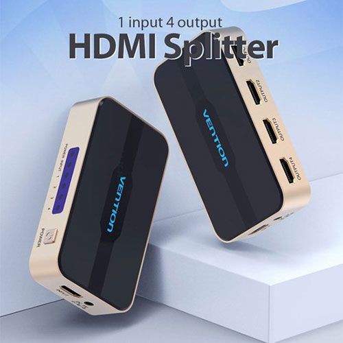 VENTION 1 In 4 Out HDMI Splitter Black AC-2496