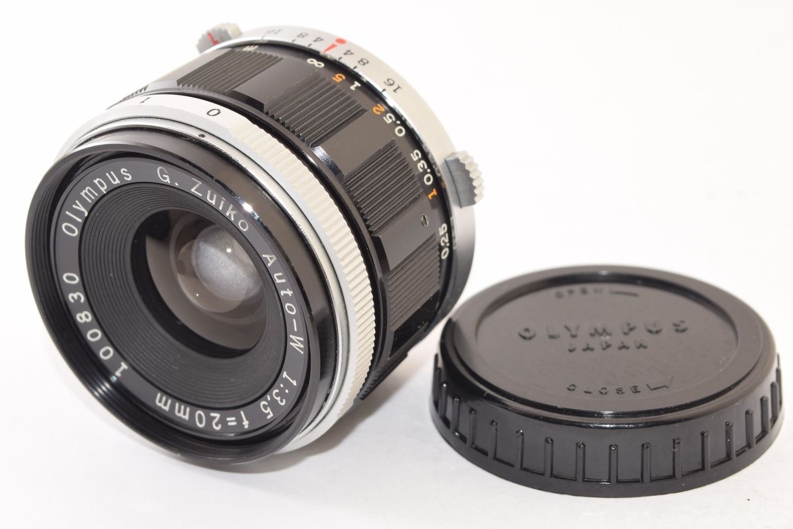 OLYMPUS オリンパス G.Zuiko Auto-W 20mm F3.5 TTLナンバー付き