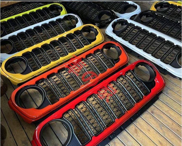 ジープ グラディエーター用フロントグリル 2018～ 式 ラングラー共通 JL JT 無選択可