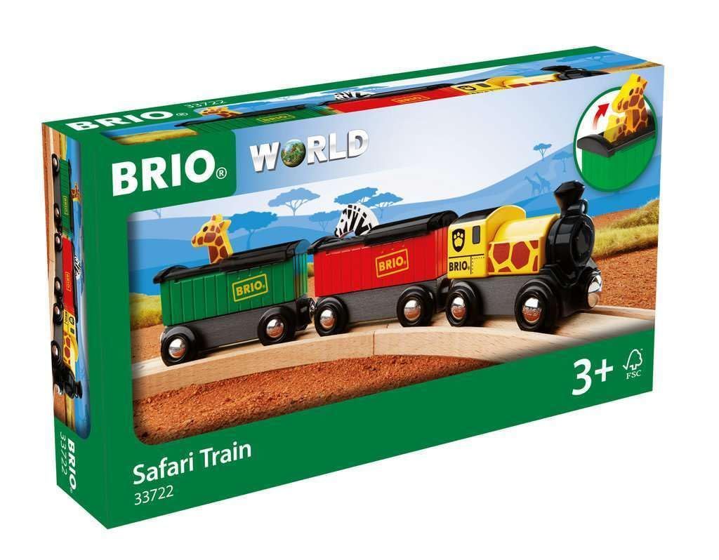 BRIO (ブリオ) WORLD サファリトレイン [3両編成] 対象年齢 3歳~ (電車