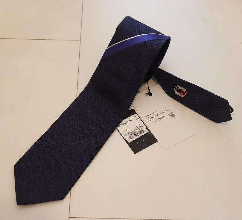 Dunhill ダンヒル×サッカー日本代表 新品ネクタイ イタリア製