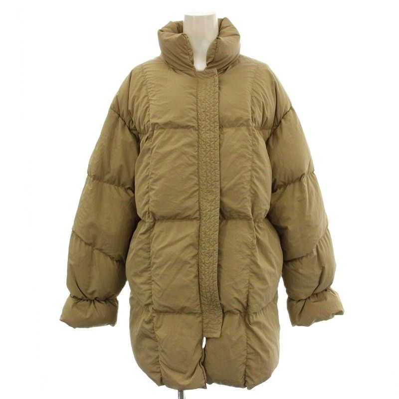 トゥデイフル TODAYFUL 22AW STAND COLLAR DOWN JACKET ダウンジャケット スタンドカラー 36 ベージュ 12220007 | G