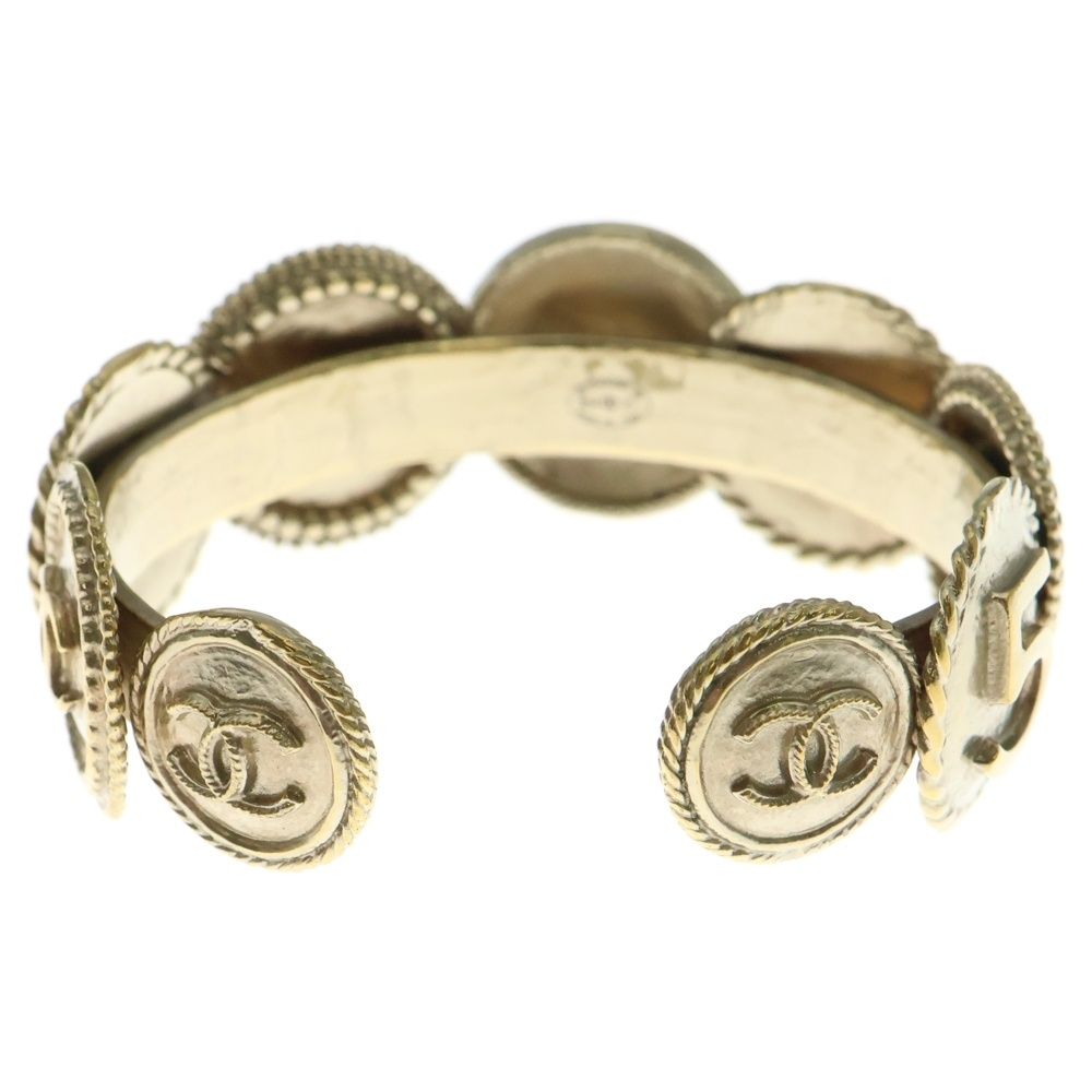 CHANEL シャネル コインバングル ブレスレット バングル ゴールド GP