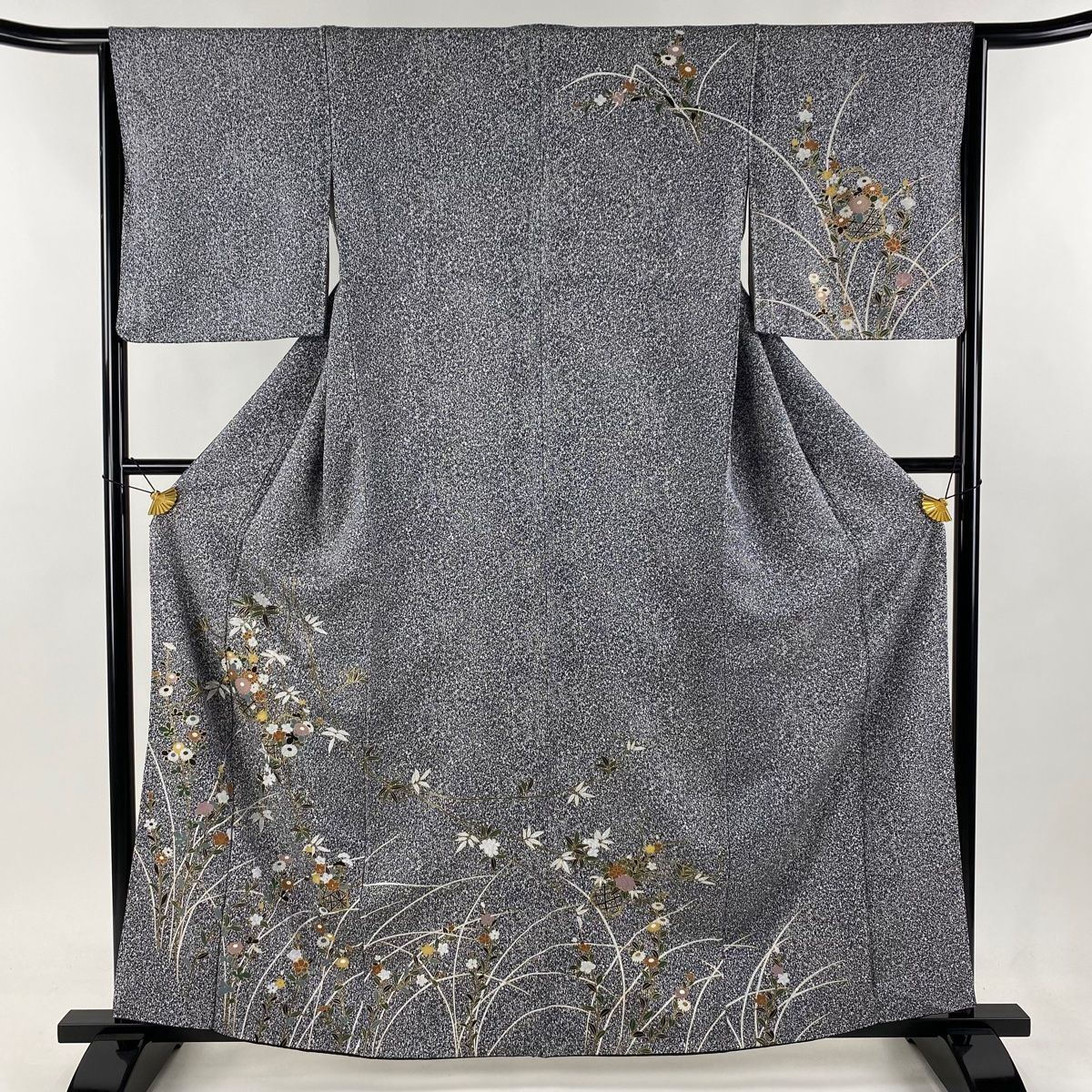 訪問着 身丈161.5cm 裄丈62.5cm 正絹 秀品 【中古】（振袖 身丈159cm  