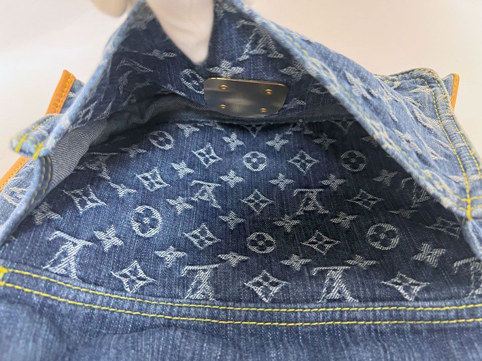 LOUIS VUITTON ルイヴィトン モノグラム デニム フラットショッパー
