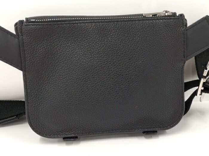 LOEWE ロエベ アナグラム ミリタリーバムバッグ ボディバッグ ブラック