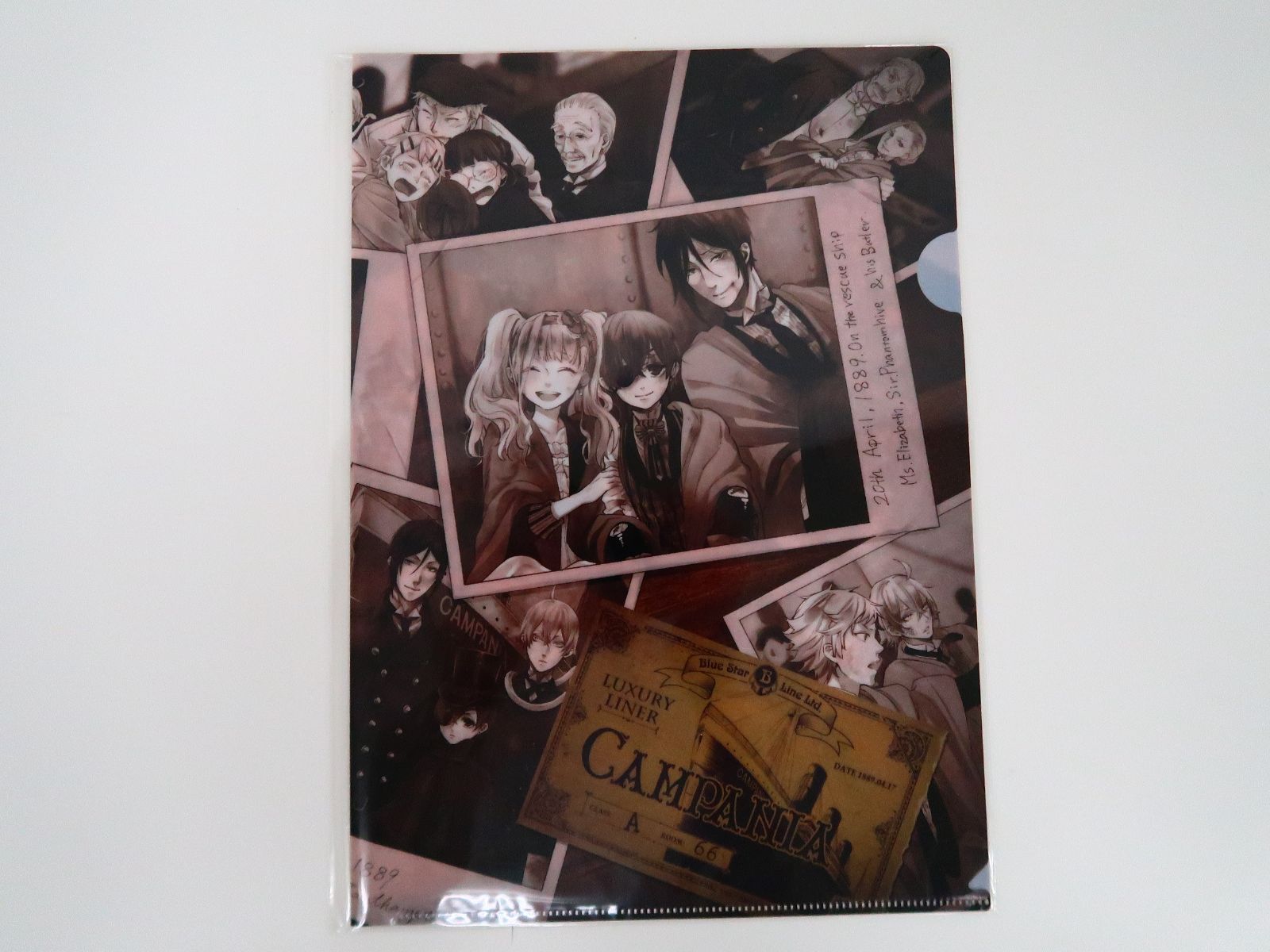 黒執事』劇場版 来場者特典 ミニ色紙・ミニクリアファイル まとめ売り