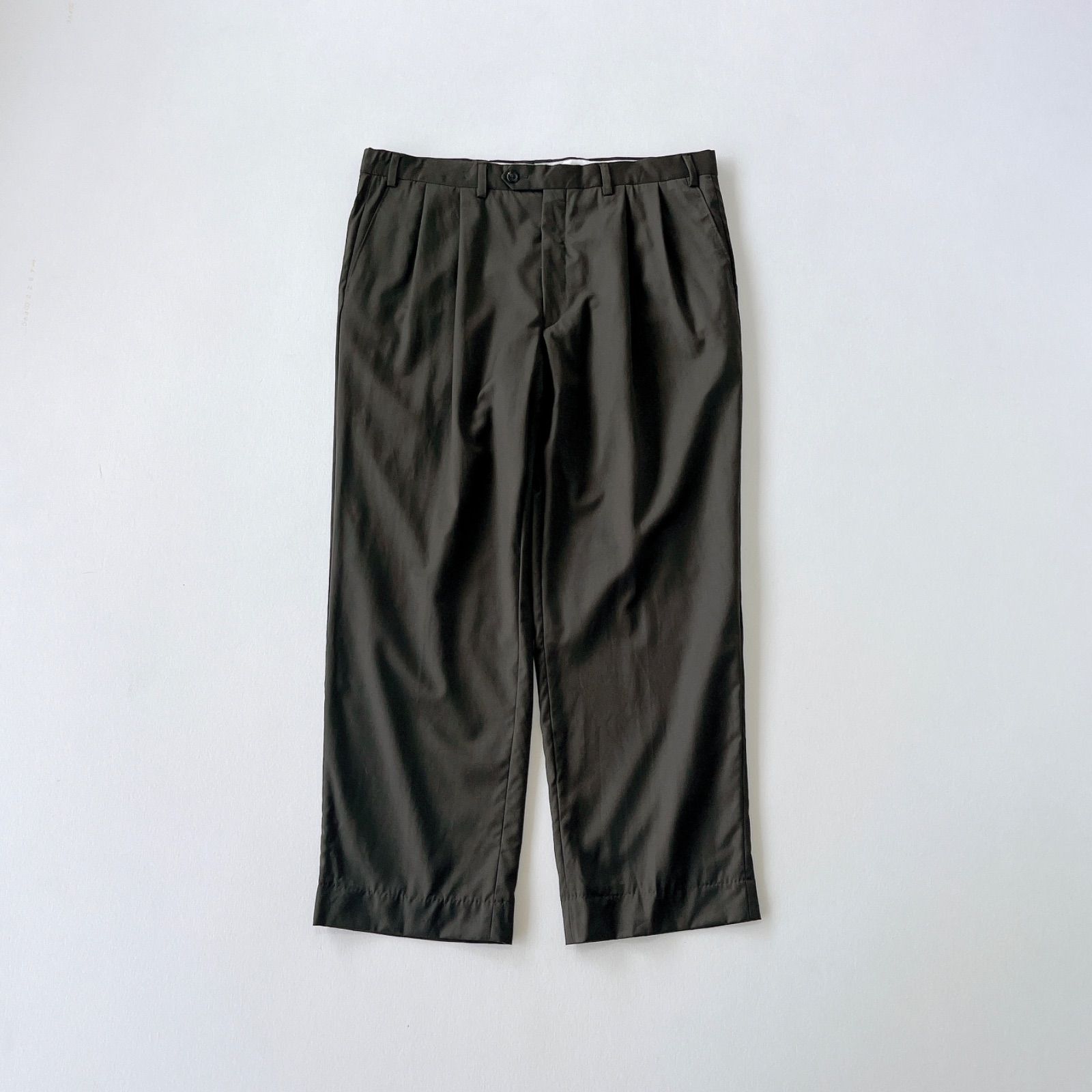 LAUREN RALPH LAUREN カシミヤ　ツータック　スラックス 90s ラルフローレン カシミア混 ツータック ウール スラックス