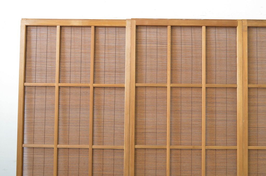 ▽現状販売▽ 夏戸4枚セット アンティーク建具 簾戸 御簾戸 簀戸 葭戸