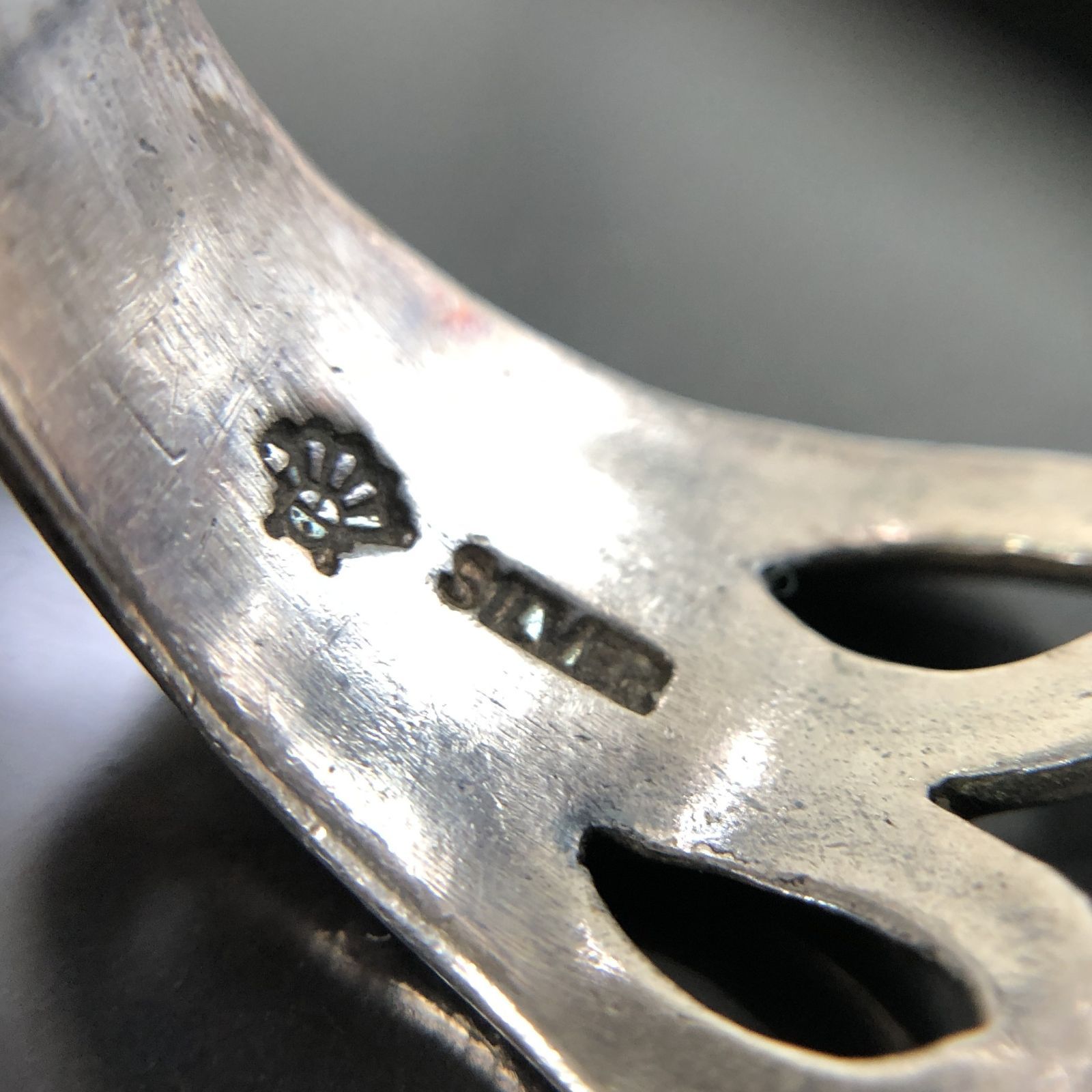 シルバーリング silver刻印 18号 指輪 リング ナバホ