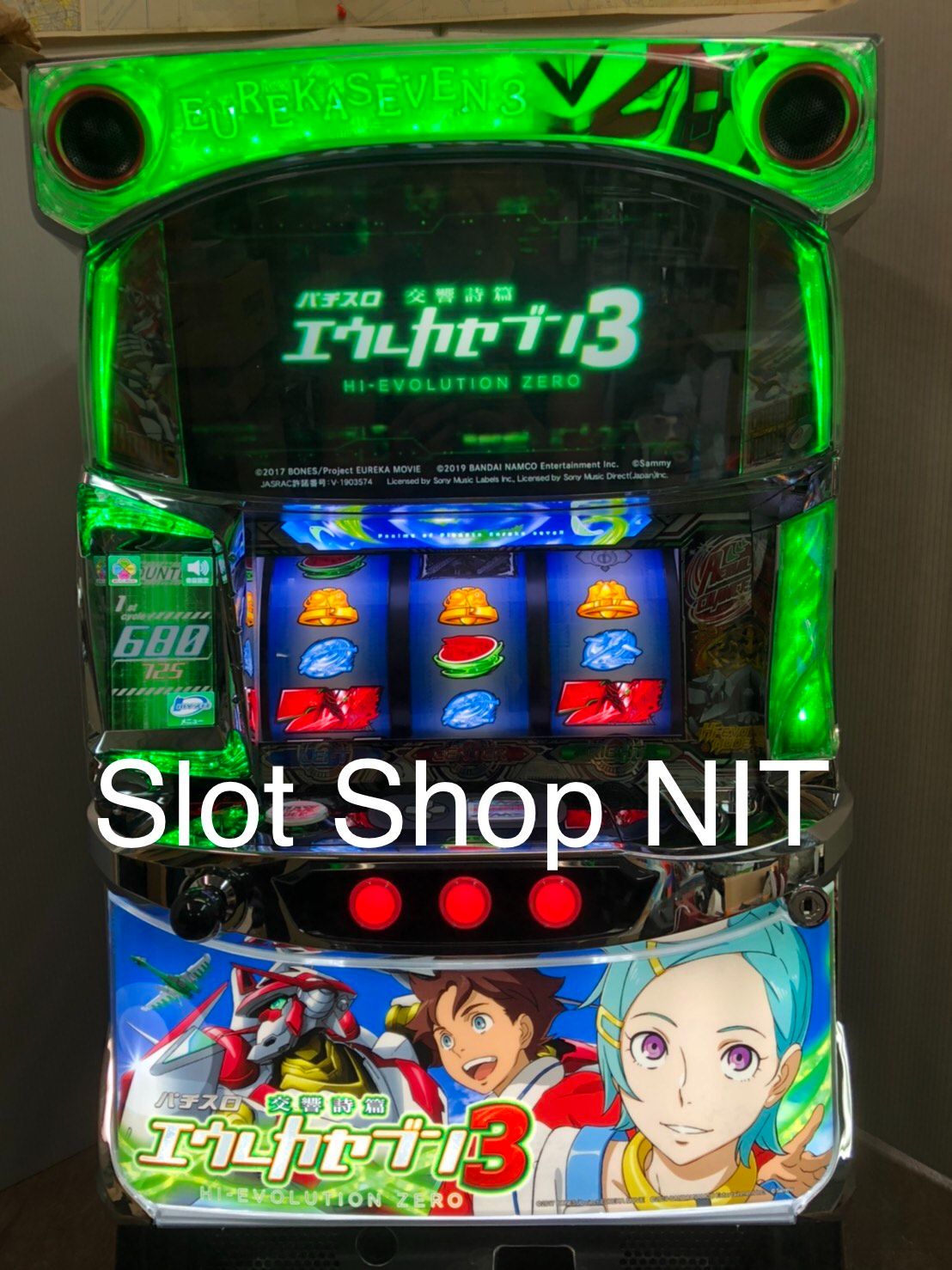 パチスロ エウレカセブン3 HIEVO スマホ向け無料パチンコ・パチスロゲーム「777NEXT」に「パチスロ交響詩篇エウレカセブン3  HI-EVOLUTION ZERO」が登場！ | 株式会社サミーネットワークスのプレスリリース