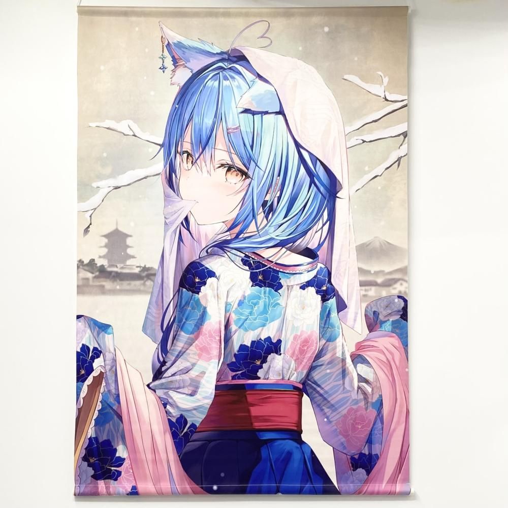 【中古】開封 ホロライブプロダクション Rin☆Yuu リン☆ユウ 等身大タペストリー ウエディングver 雪花ラミィ[17][240017714041] 中古】開封 ホロライブプロダクション Rin☆Yuu リン☆ユウ B1