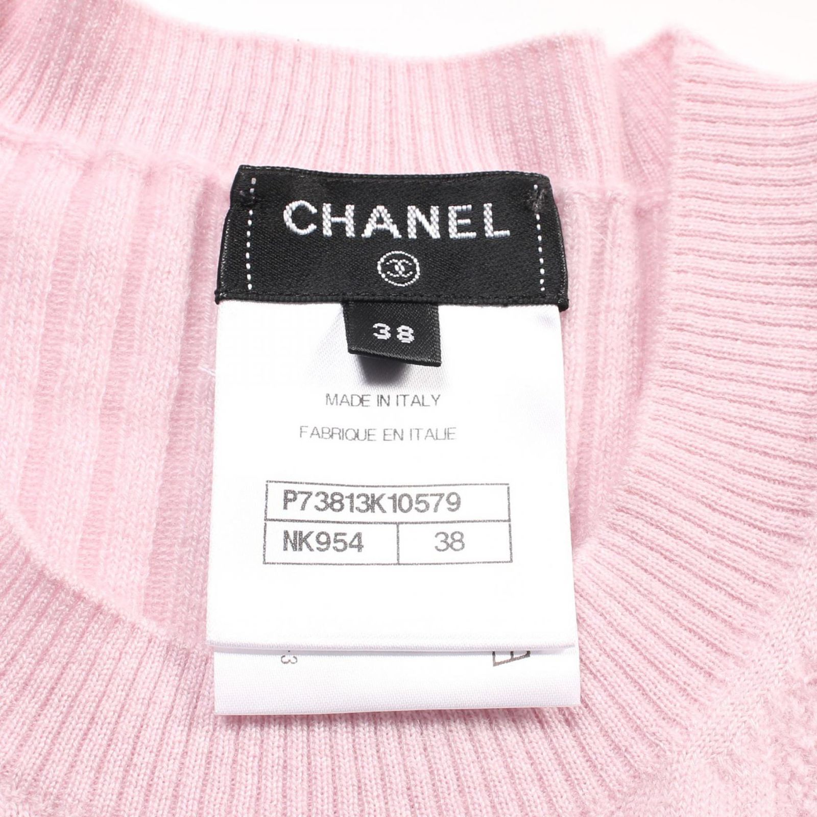 シャネル CHANEL セーター ニット カシミヤ ライトピンク P73813K10579 レディース 中古 シャネル CHANEL ニット P73813K10579 ピンク系 カシミヤ ニット