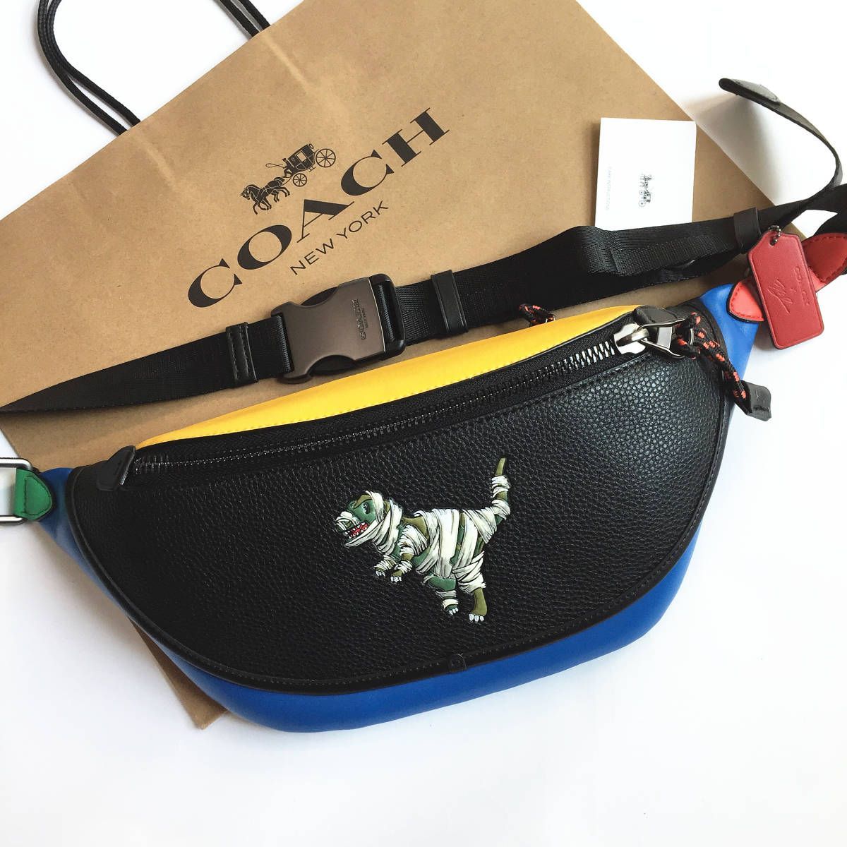 ☆新品☆コーチCOACH バッグ C7248 レキシー マイケルBジョーダンコラボ ベルトバッグ ウエストバッグ ボディーバッグ