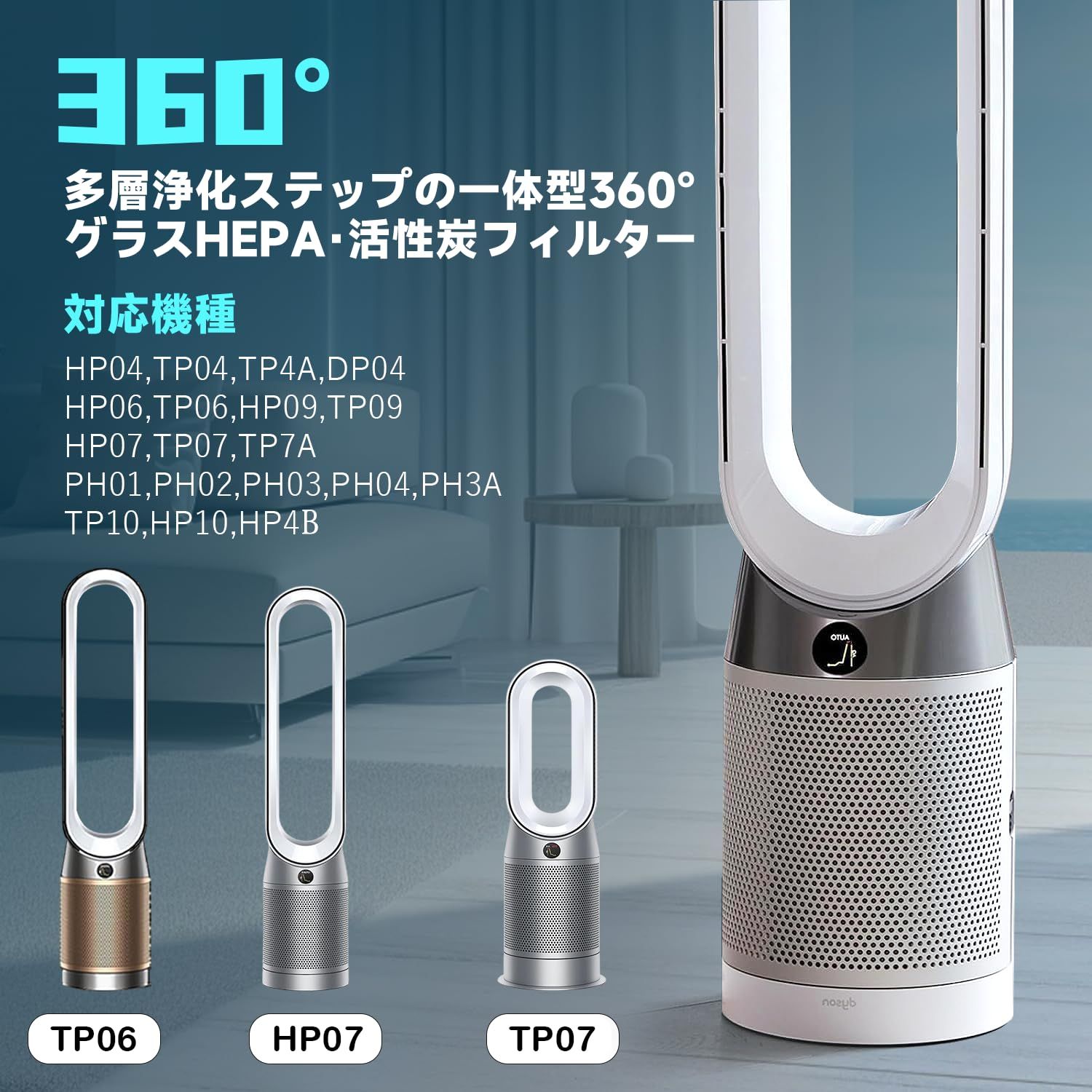 互換性がありますダイソン PH01、PH02、PH03、PH04空気清浄機蒸発器