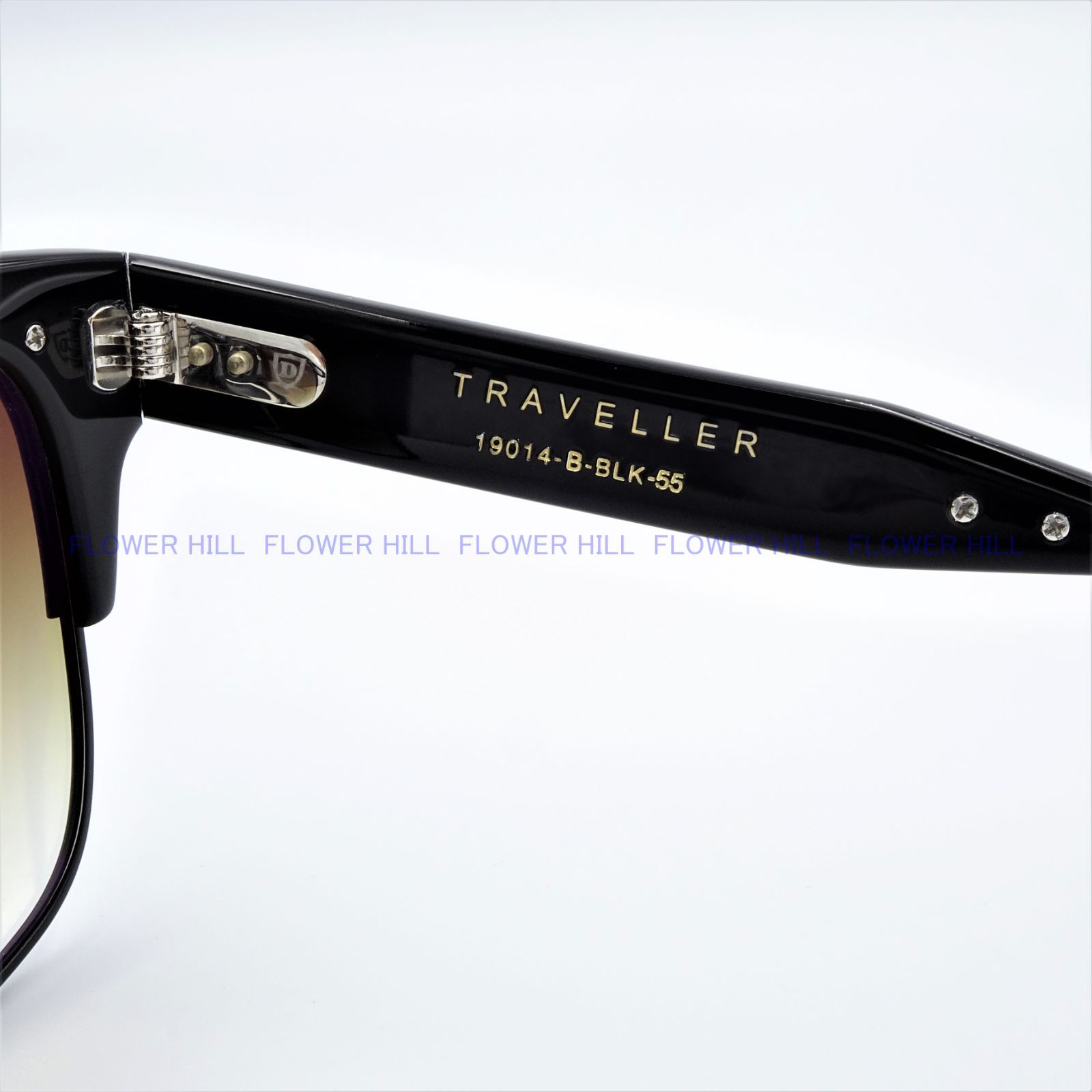 DITA ディータ サングラス TRAVELLER 19014-B-BLK-55 ブラック 日本製